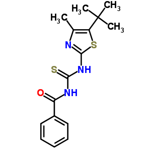 N-[(5-tert-butyl-4-methyl-1,3-thiazol-2-yl)carbamothioyl]benzamide