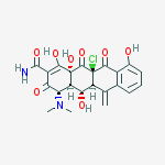 (4s,4ar,5r,5as,11ar,12ar)-11a-chloro-4-(dimethylamino)-1,5,10,12a-tetrahydroxy-6-methylidene-3,11,12-trioxo-4,4a,5,5a-tetrahydrotetracene-2-carboxamide