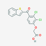 ACETIC ACID (4-(BENZO[B]THIOPHEN-2-YLCARBONYL)-2,3-DICHLOROPHENOXY)-