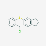 1H-Indene, 5-[[2-(chloromethyl)phenyl]thio]-2,3-dihydro-