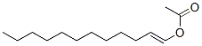 Acetic acid 1-dodecenyl ester molecular structure