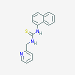 Thiourea, N-1-naphthalenyl-N'-(2-pyridinylmethyl)-