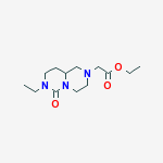 ethyl (7-ethyl-6-oxooctahydro-2H-pyrazino[1,2-c]pyrimidin-2-yl)acetate