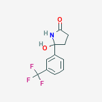 5-HYDROXY-5-(3-(TRIFLUOROMETHYL)PHENYL)-2-PYRROLIDIN-1-YLNE