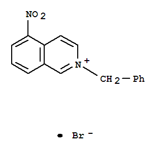 2-benzyl-5-nitroisoquinolinium molecular structure