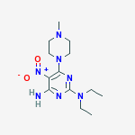N~2~,N~2~-diethyl-6-(4-methylpiperazin-1-yl)-5-nitropyrimidine-2,4-diamine