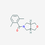 1H-Furo[3,4-c]pyrrole, 5-(2,6-dimethylbenzoyl)hexahydro-, cis- molecular structure