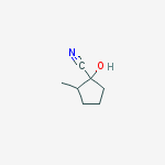 Cyclopentanecarbonitrile, 1-hydroxy-2-methyl- molecular structure