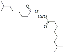 isononanoic acid, cobalt salt molecular structure