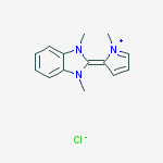 1,3-dimethyl-2-(1-methylpyrrol-1-ium-2-ylidene)benzimidazole;chloride