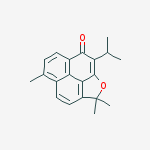 9-Isopropyl-2,2,5-trimethylphenaleno[1,9-bc]furan-8(2H)-one molecular structure