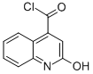 2-HYDROXYQUINOLINE-4-FORMYLCHLORIDE molecular structure