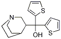 1-Azabicyclo[2.2.2]oct-3-yl(di-2-thienyl)methanol molecular structure