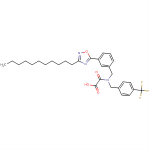 Acetic acid,oxo[[[4-(trifluoromethyl)phenyl]methyl][[3-(3-undecyl-1,2,4-oxadiazol-5-yl)phenyl]methyl]amino]-