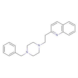 Quinoline, 2-[2-[4-(phenylmethyl)-1-piperazinyl]ethyl]-