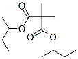 2,2-Dimethylpropanedioic acid bis(1-methylpropyl) ester molecular structure
