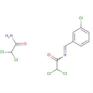 Acetamide, N,N'-[(3-chlorophenyl)methylene]bis[2,2-dichloro- molecular structure