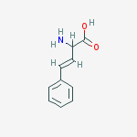 (3E)-2-amino-4-phenylbut-3-enoic acid molecular structure
