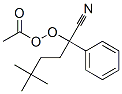 Peracetic acid 1-cyano-4,4-dimethyl-1-phenylpentyl ester molecular structure