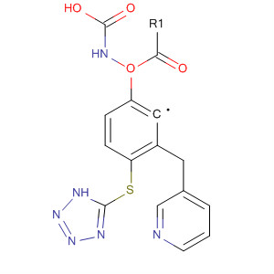 Carbamic acid, [4-(1H-tetrazol-5-ylthio)phenyl]-, 3-pyridinylmethyl ester