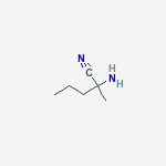 2-Amino-2-methylpentanenitrile molecular structure