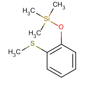Silane, trimethyl[2-(methylthio)phenoxy]- molecular structure