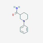 1-Phenylpiperidine-3-carboxamide molecular structure