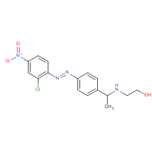 Ethanol, 2-[[4-[(1E)-(2-chloro-4-nitrophenyl)azo]phenyl]ethylamino]- molecular structure
