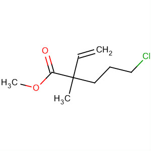 Pentanoic acid, 5-chloro-2-ethenyl-2-methyl-, methyl ester molecular structure