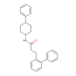 Benzenepropanamide, b-phenyl-N-(4-phenylcyclohexyl)-, trans- molecular structure
