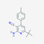 2-amino-6-tert-butyl-4-(4-methylphenyl)pyridine-3-carbonitrile