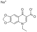 OXOLINIC ACID SODIUM SALT molecular structure