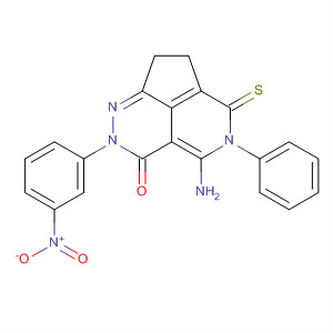 3,4,7-Triazaacenaphthylen-5(1H)-one,6-amino-2,4,7,8-tetrahydro-4-(3-nitrophenyl)-7-phenyl-8-thioxo-