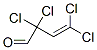 2,2,4,4-tetrachloro-3-butenal molecular structure