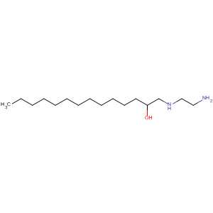 2-Tetradecanol, 1-[(2-aminoethyl)amino]- molecular structure