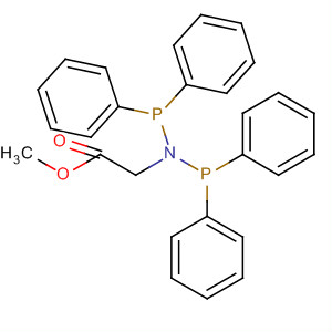 Glycine, N,N-bis(diphenylphosphino)-, methyl ester molecular structure