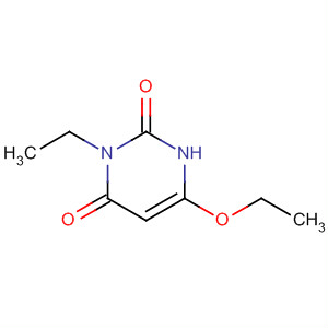 2,4(1H,3H)-Pyrimidinedione, 6-ethoxy-3-ethyl- molecular structure