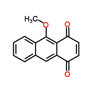 9-methoxyanthracene-1,4-dione molecular structure