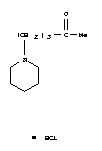 2-pentanone, 5-(1-piperidinyl)-, hydrochloride (1:1)