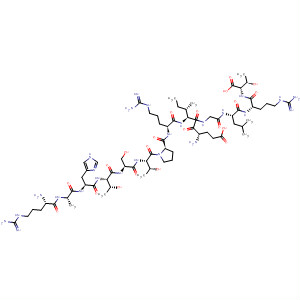 L-Threonine,L-arginyl-L-alanyl-L-histidyl-L-threonyl-L-seryl-L-threonyl-L-prolyl-L-arginyl-L-a-glutamyl-L-isoleucylglycyl-L-leucyl-L-arginyl- molecular structure