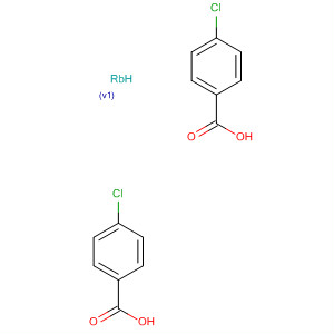 Benzoic acid, 4-chloro-, rubidium salt (2:1) molecular structure