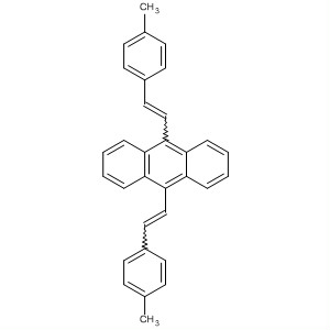 Anthracene, 9,10-bis[2-(4-methylphenyl)ethenyl]- molecular structure