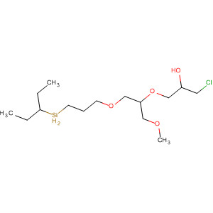 2-Propanol,1-chloro-3-[2-[3-(diethylmethylsilyl)propoxy]-1-(methoxymethyl)ethoxy]- molecular structure