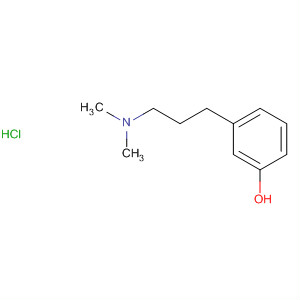 Phenol, 3-[3-(dimethylamino)propyl]-, hydrochloride molecular structure