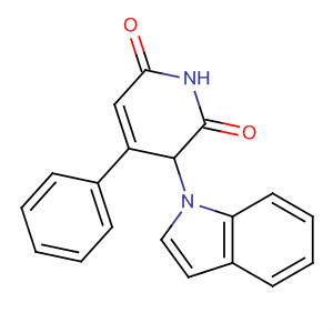 2,6(1H,3H)-Pyridinedione, 3-(1H-indol-1-yl)-4-phenyl-
