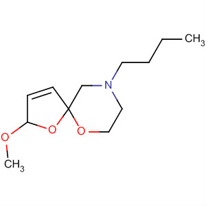 1,6-Dioxa-9-azaspiro[4.5]dec-3-ene, 9-butyl-2-methoxy- molecular structure