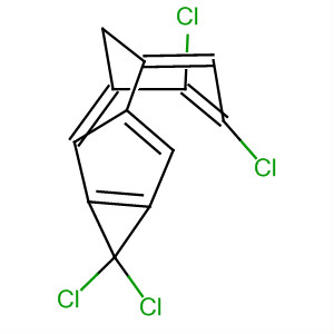 2,6-Methano-1H-cycloprop[a]azulene, tetrachlorodecahydro- molecular structure