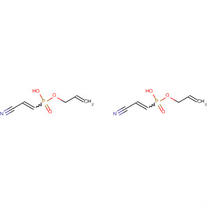 Phosphonic acid, (2-cyanoethenyl)-, di-2-propenyl ester molecular structure