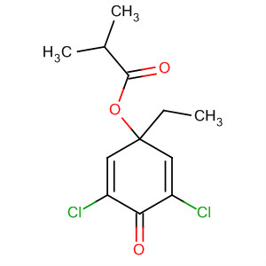 Propanoic acid, 2-methyl-,3,5-dichloro-1-ethyl-4-oxo-2,5-cyclohexadien-1-yl ester