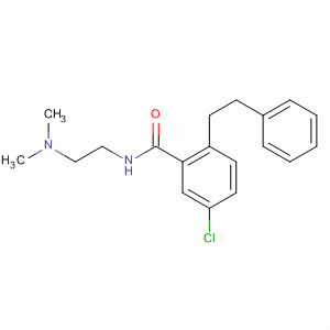 Benzamide, 5-chloro-N-[2-(dimethylamino)ethyl]-2-(2-phenylethyl)- molecular structure